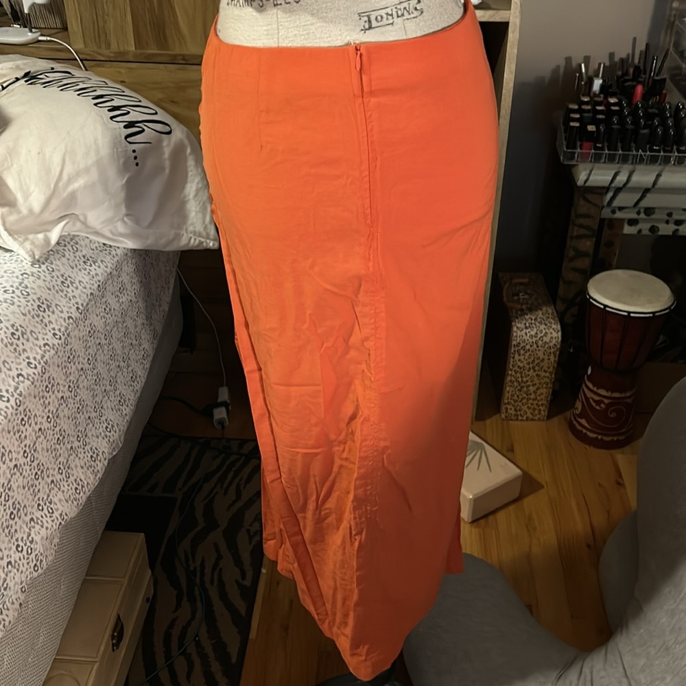 Lulus Orange Crop Top and Maxi Skirt Set - Small - Picture 8 of 10